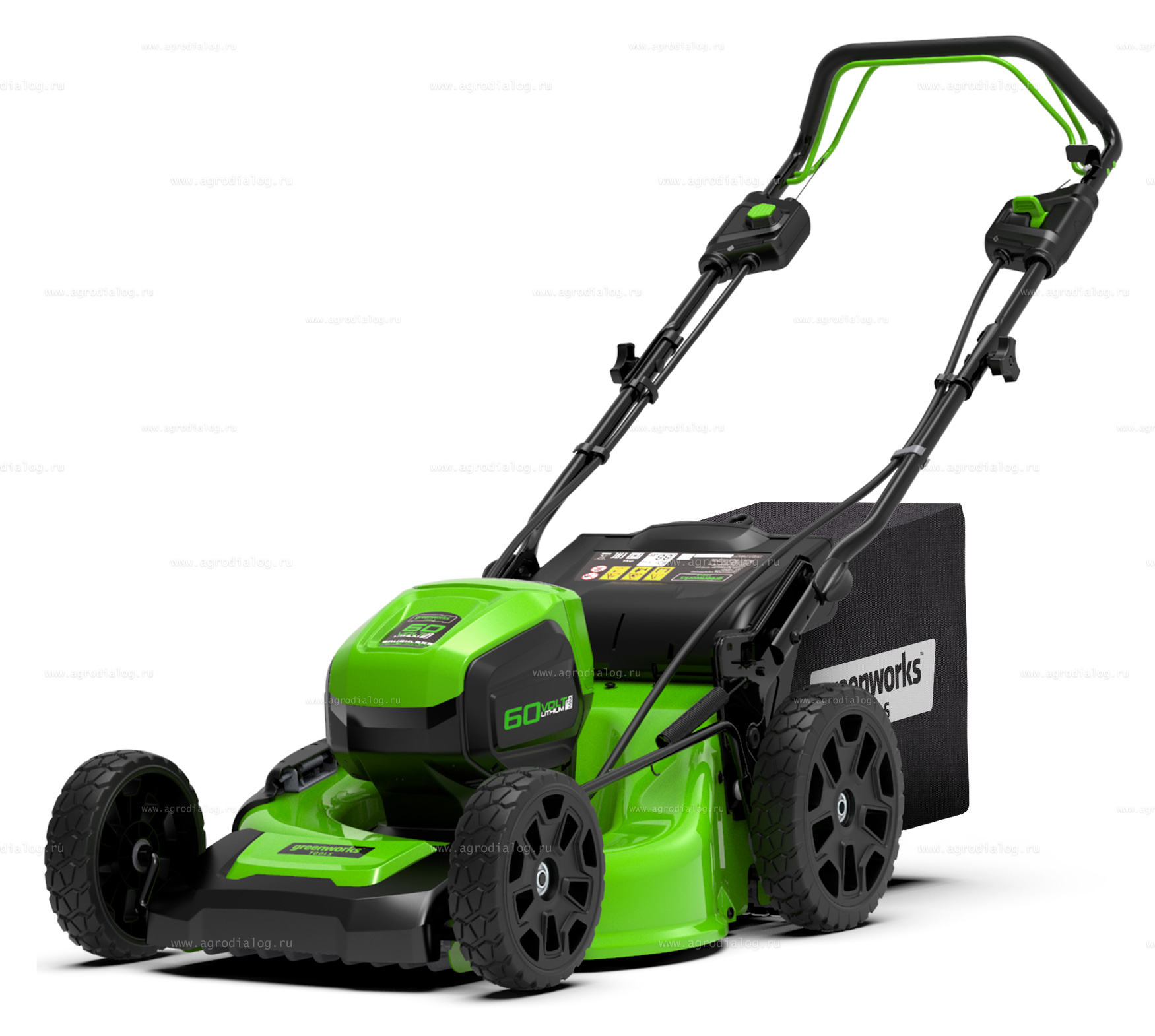 Аккумуляторная газонокосилка Greenworks GD60LM46SPK4 – купить по цене 50  750 ₽ с доставкой в Москве